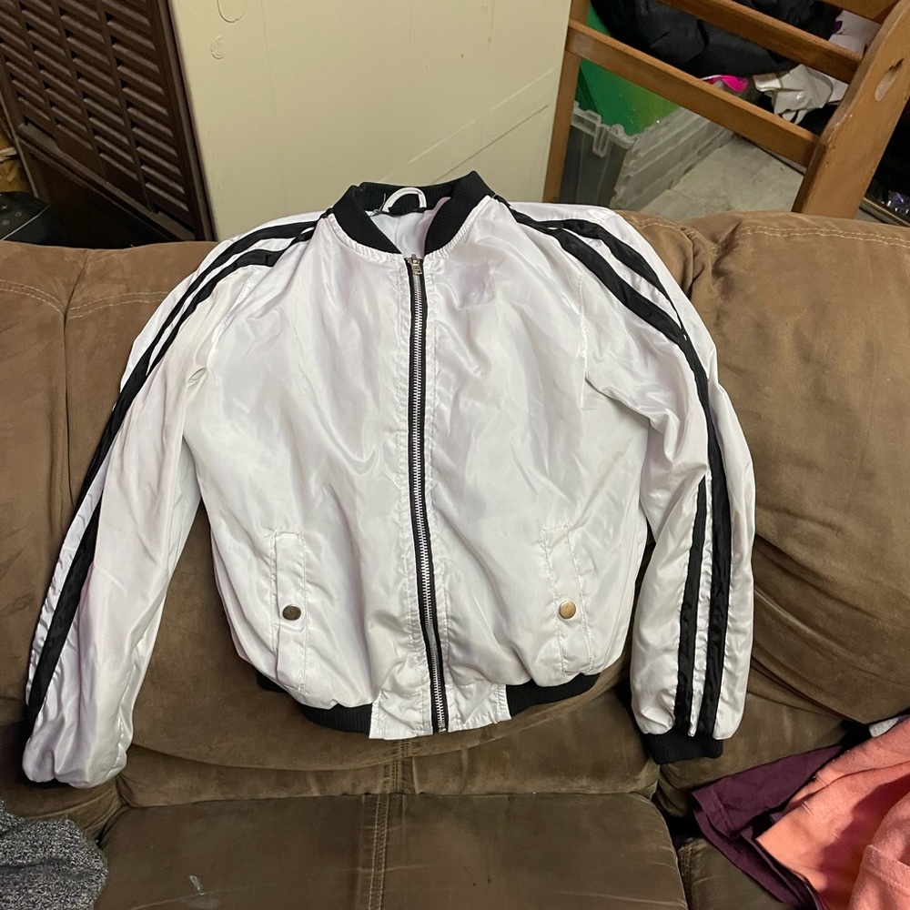 Black and White Windbreaker